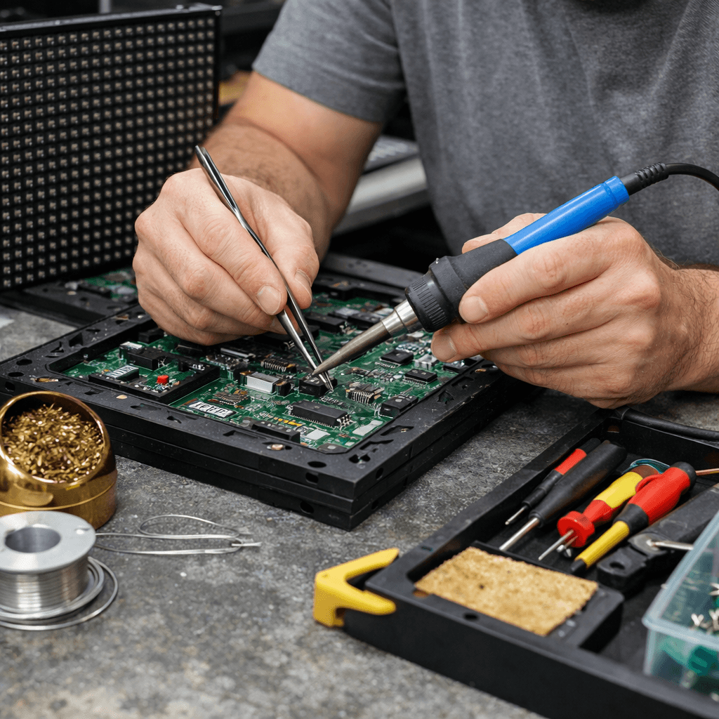 How to Repair Outdoor LED Module P3.9