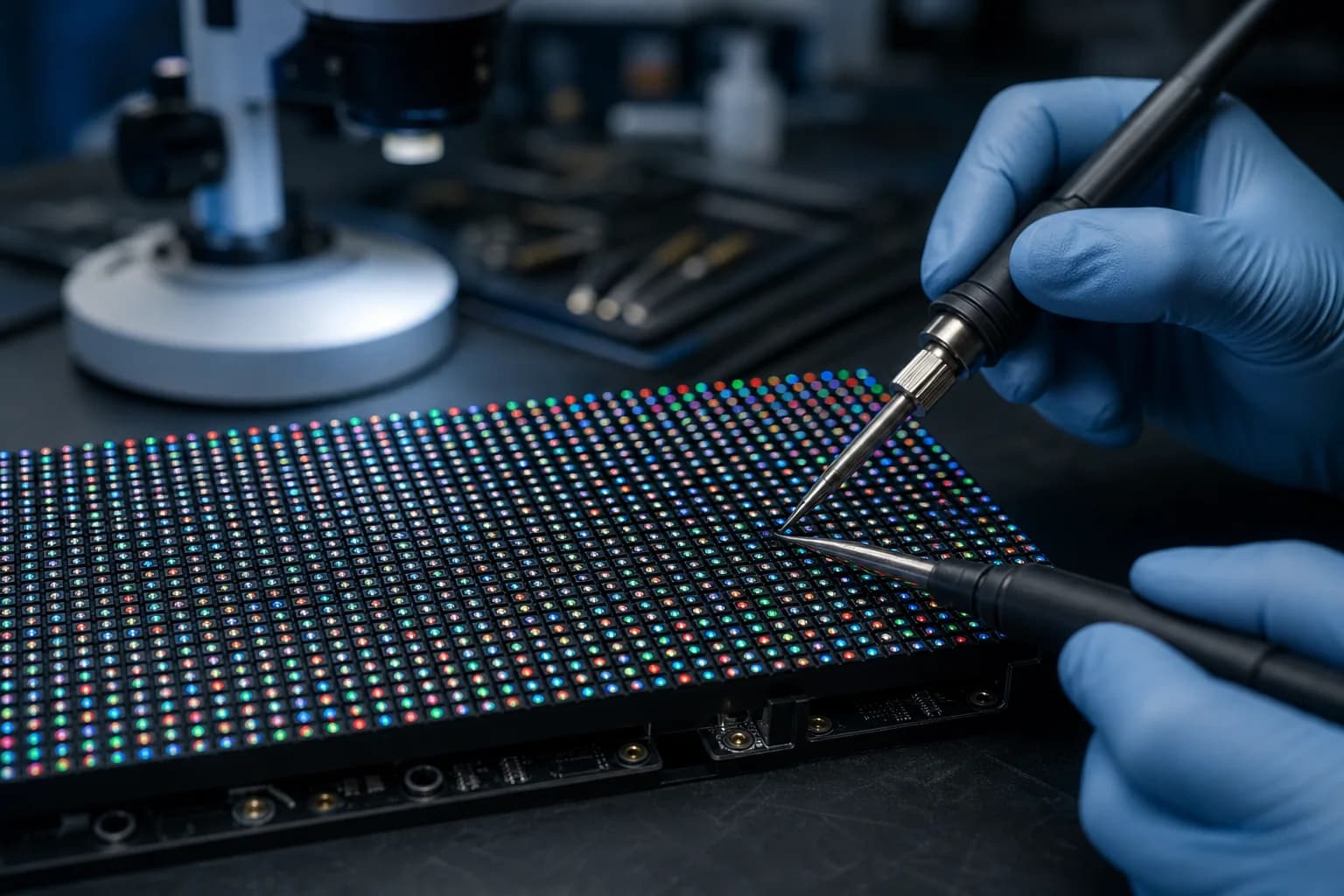 How to Repair Dead Pixels on LED Display Modules