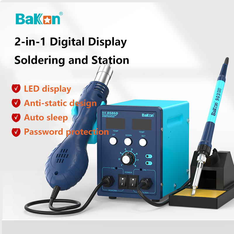 BK8586D 2-in-1 air gun soldering station 7