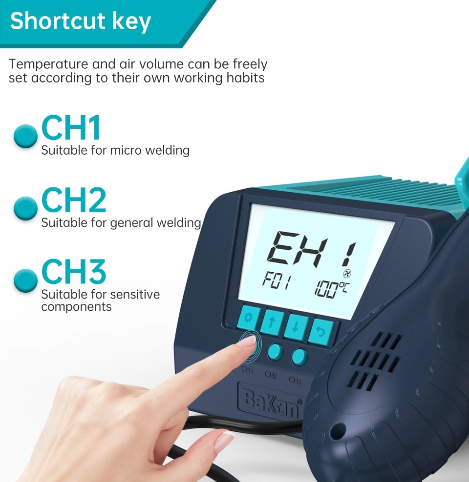 BK880 Hot Air Rework Desoldering Station 3