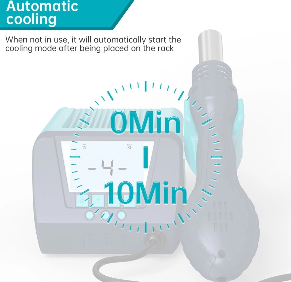 BK880 Hot Air Rework Desoldering Station 4