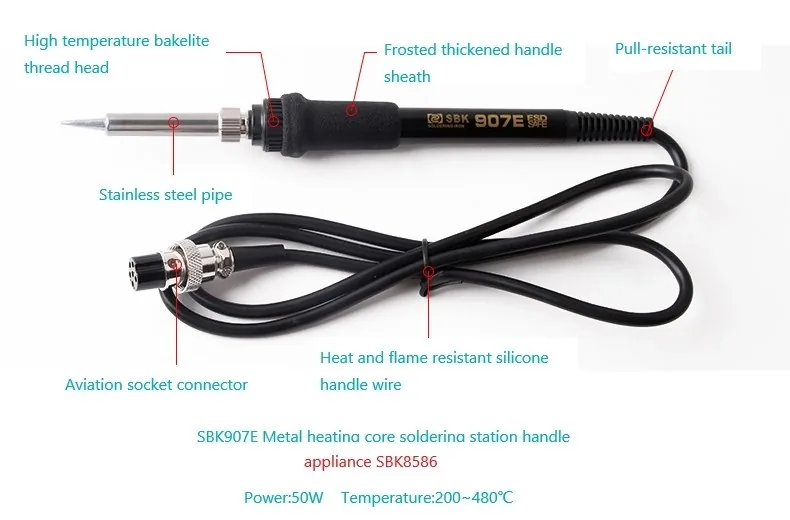 BK907 soldering handle 3