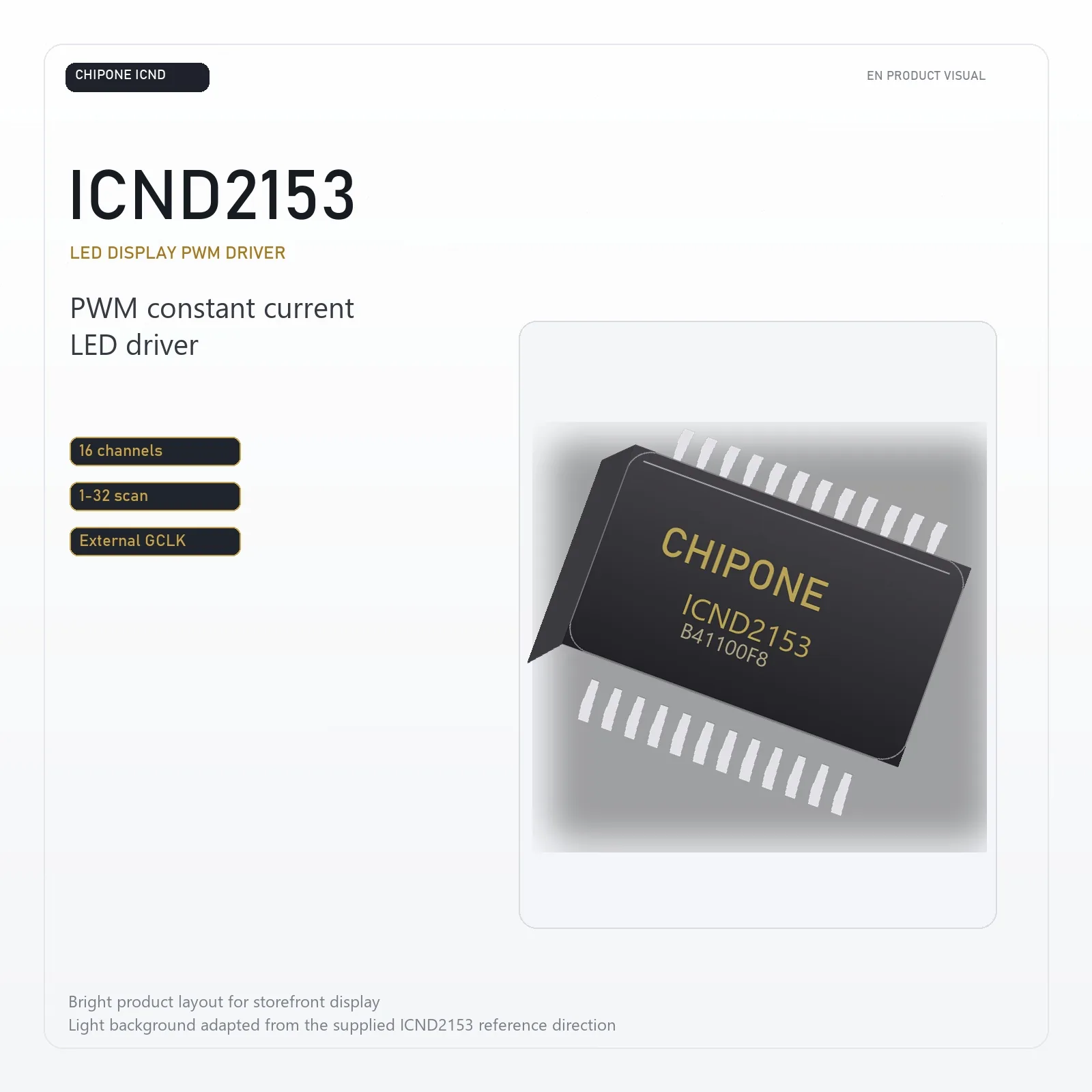 Chipone LED Screen Drive IC 3