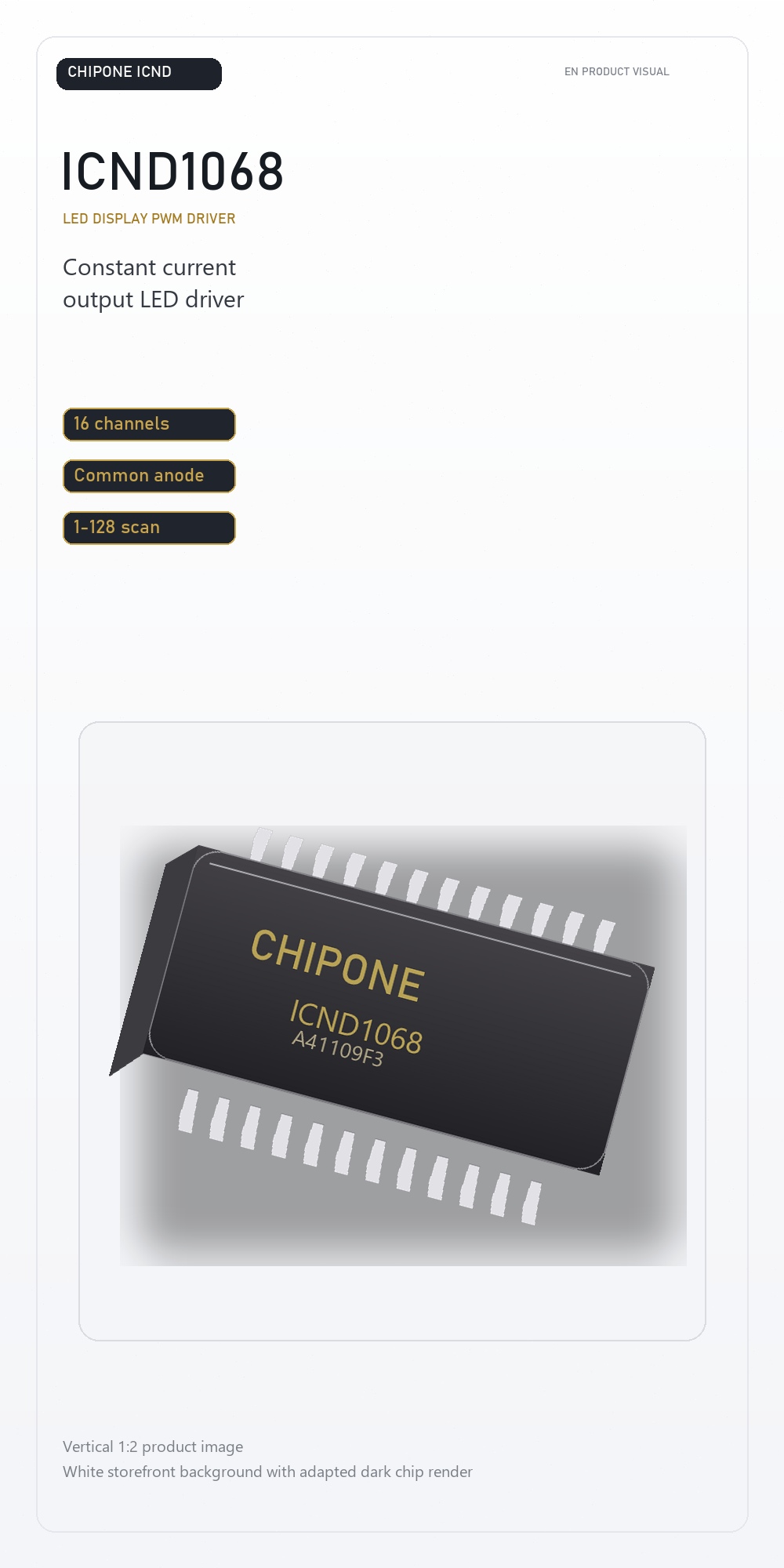 Chipone LED Screen Drive IC 1