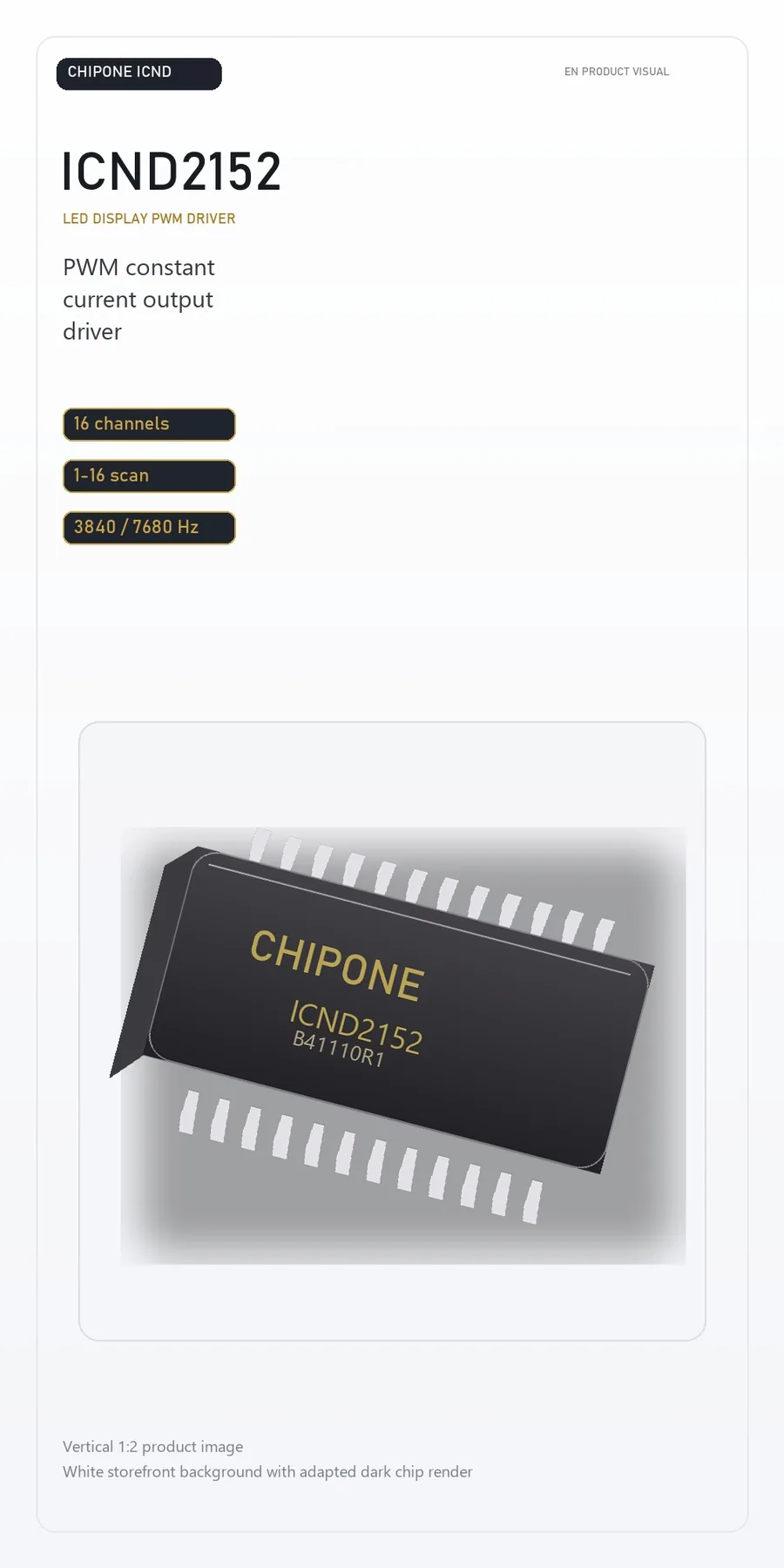Chipone LED Screen Drive IC 3