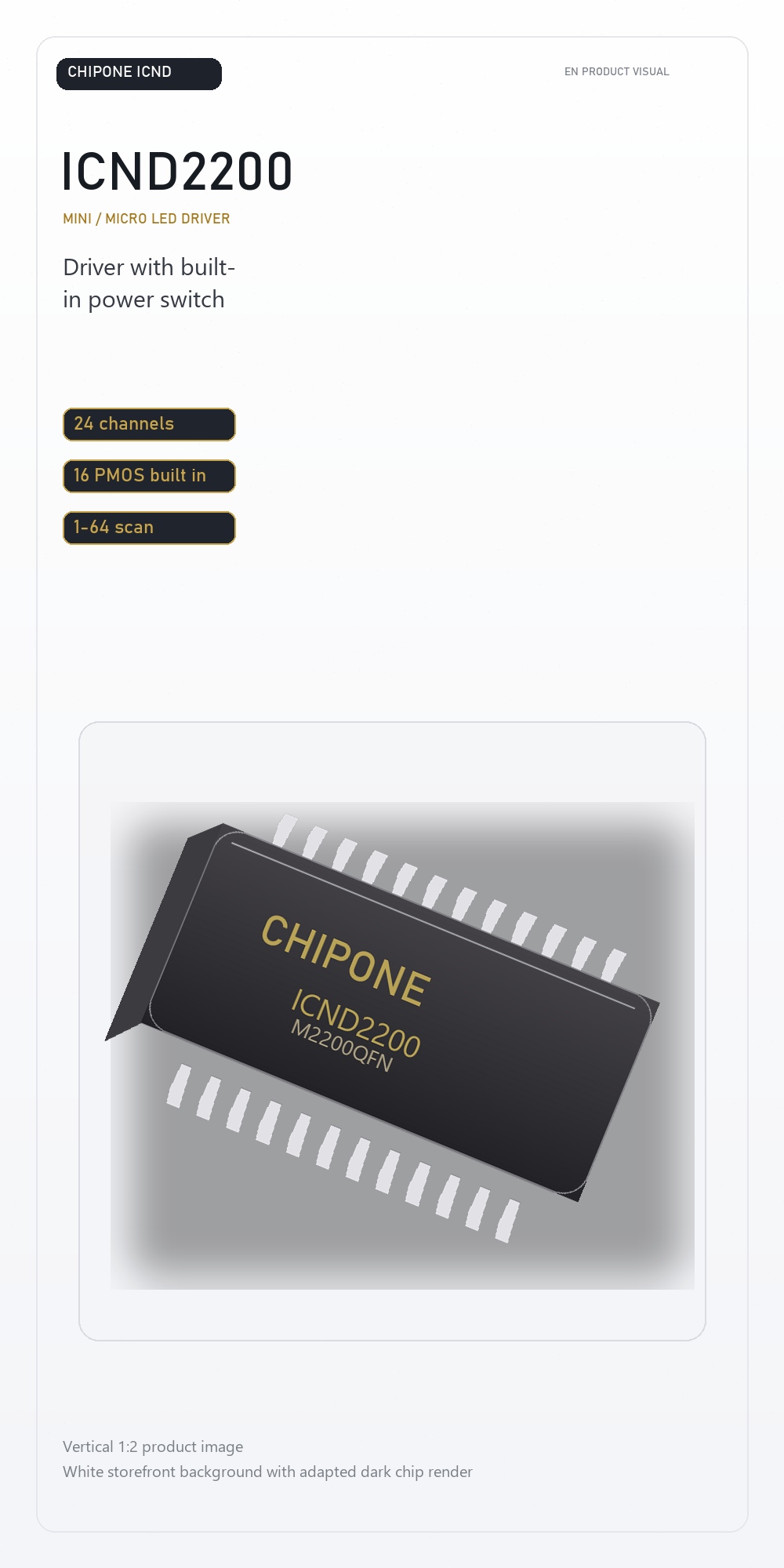 Chipone LED Screen Drive IC 6