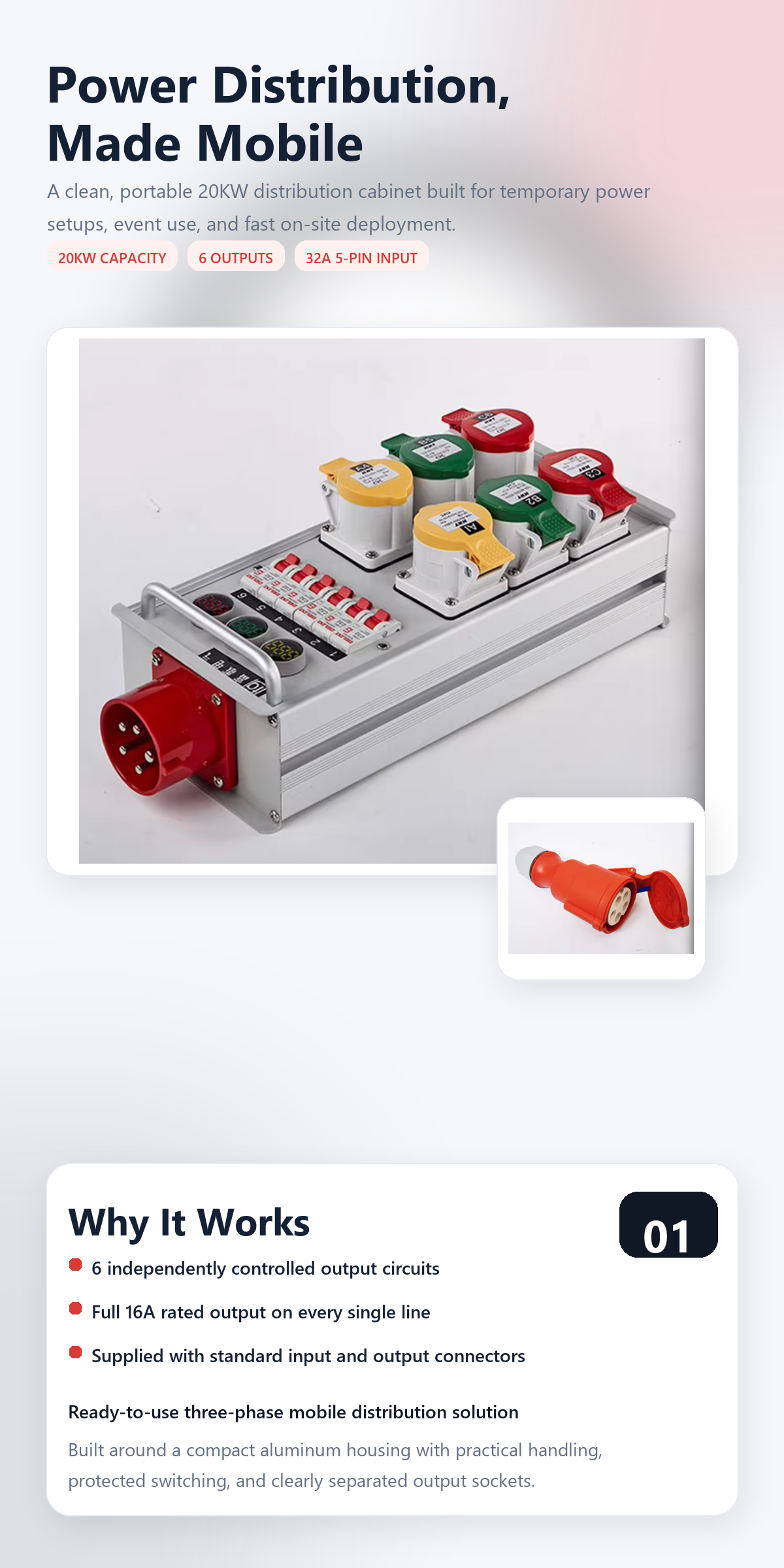 20KW Mobile Power Distribution 1