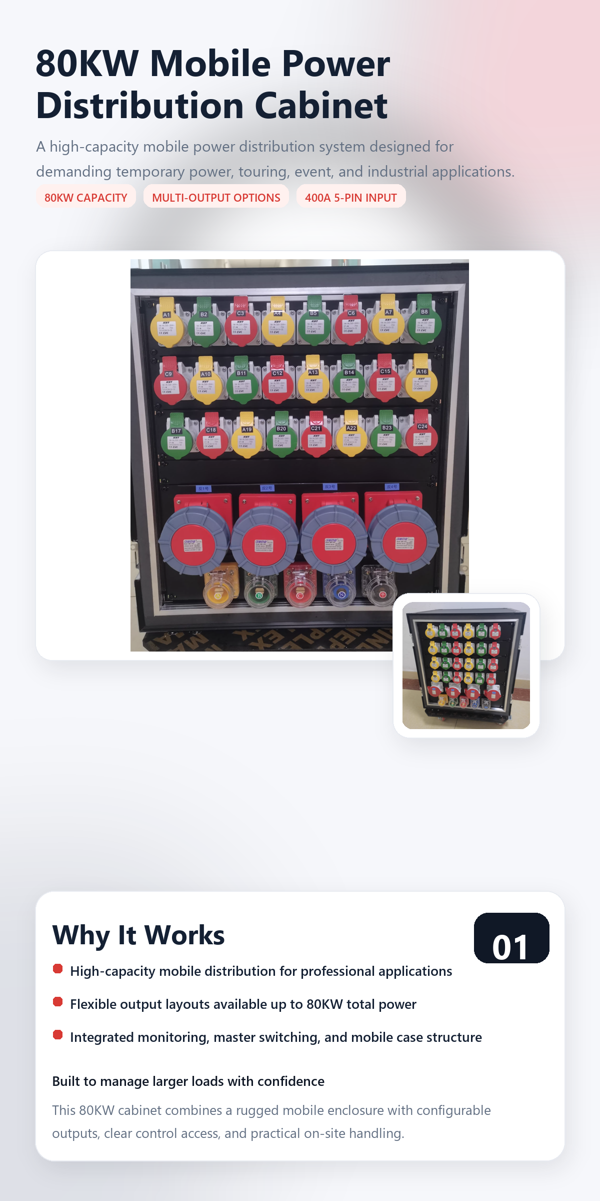 80KW Mobile Power Distribution 1