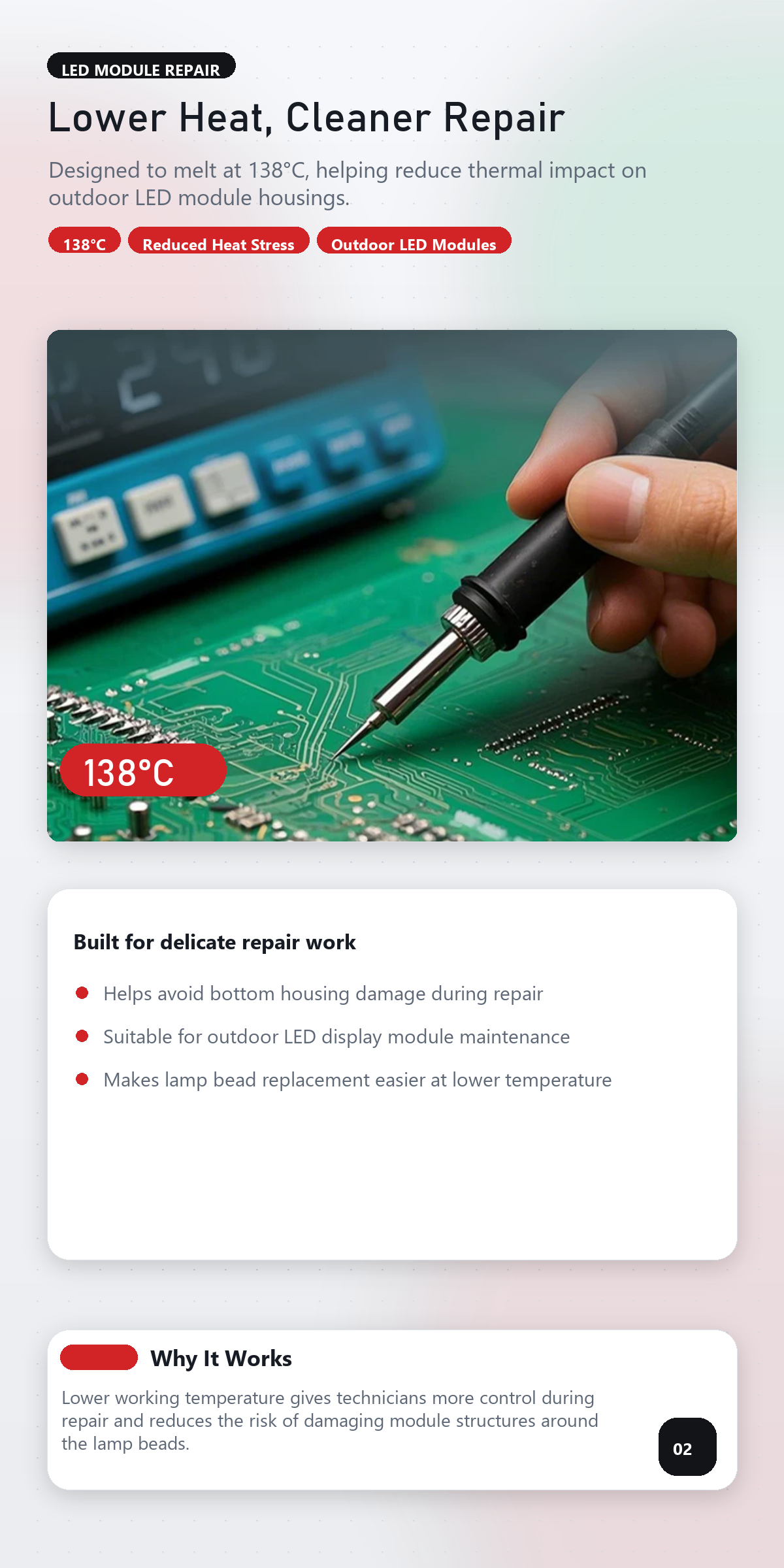 Low-temperature Tin wire 2
