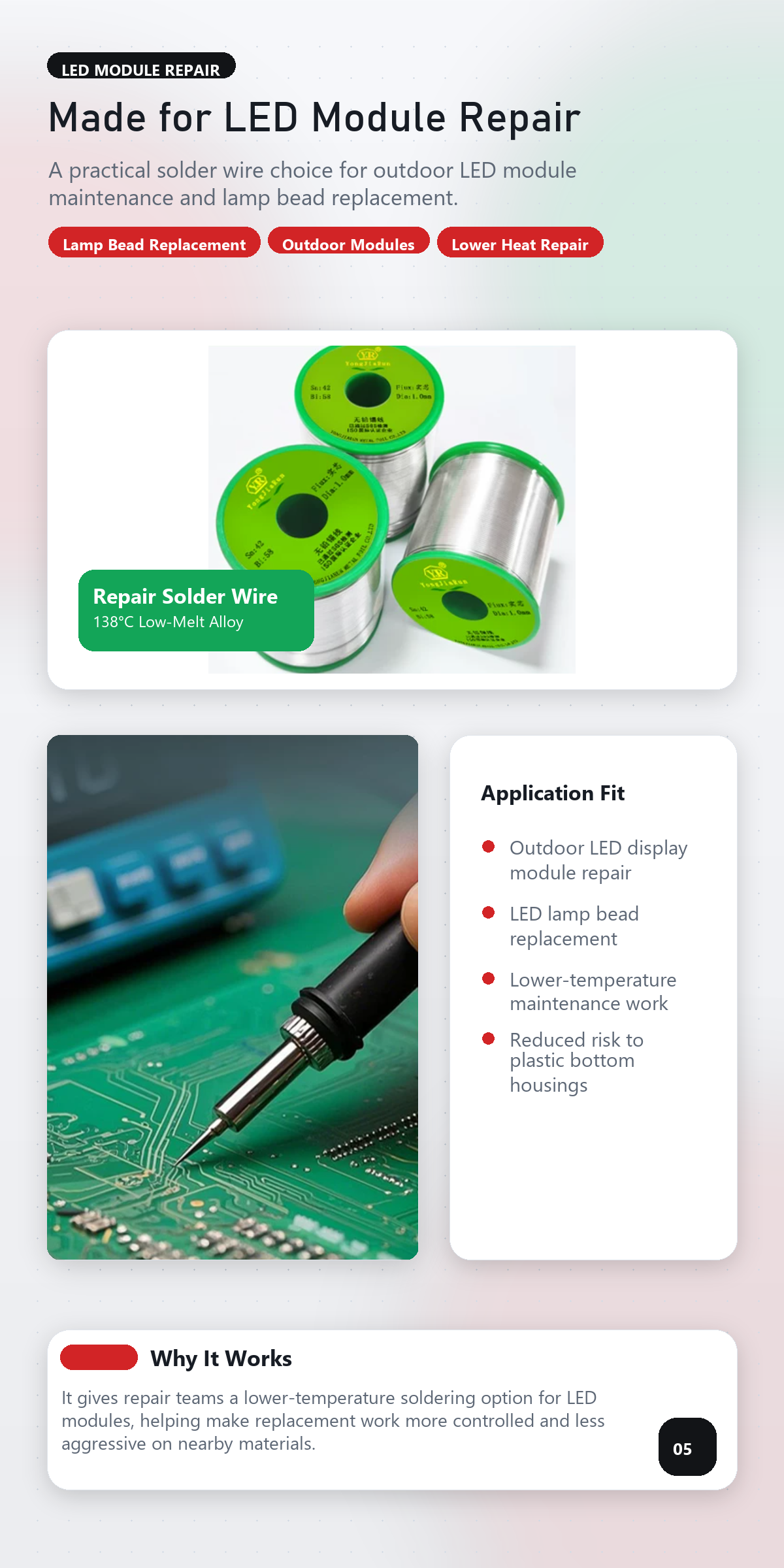 Low-temperature Tin wire 5