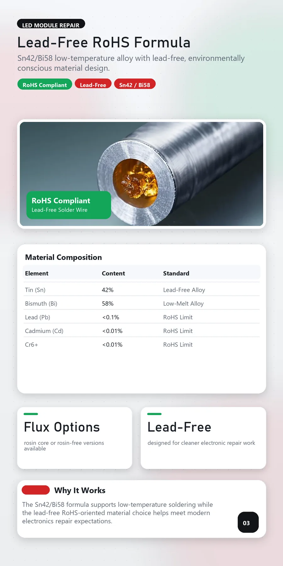 Low-temperature Tin wire 3