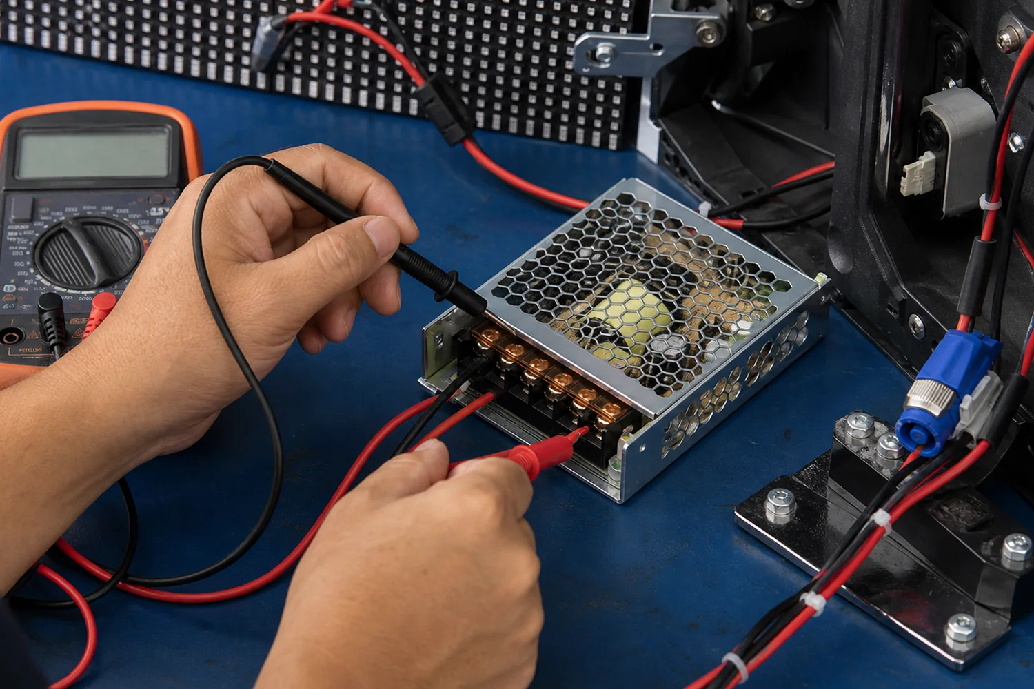 LED Screen Power Supply Failure Diagnosis
